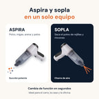 Aspira y sopla en un solo equipo